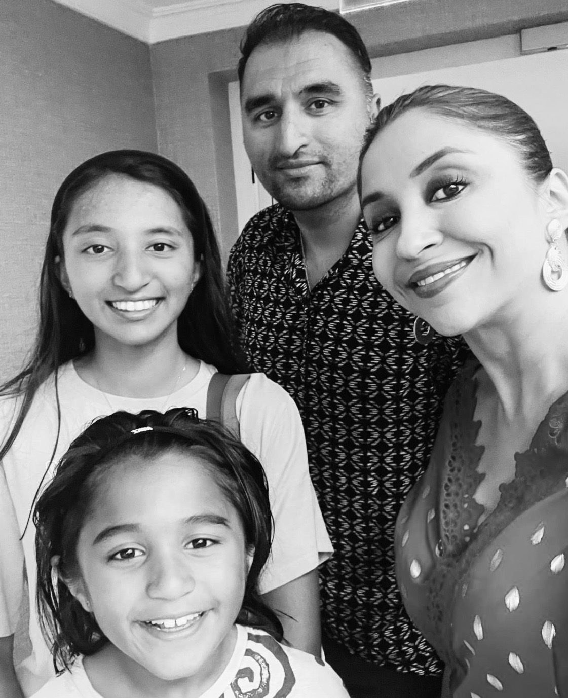 Mrs Bhav mehta and her family